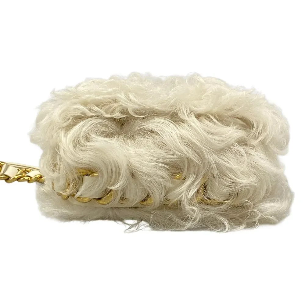 Chanel Shoulder Bag Lambskin Fur - Picture 5 of 16